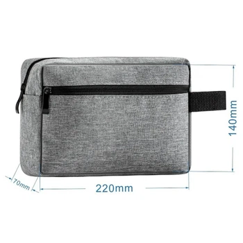 Косметичка CompactPro Grey — універсальна дорожня сумка
