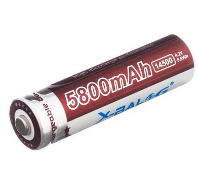 Аккумуляторная батарея X-Balog 14500 Li-ion 5800mAh 4.2V