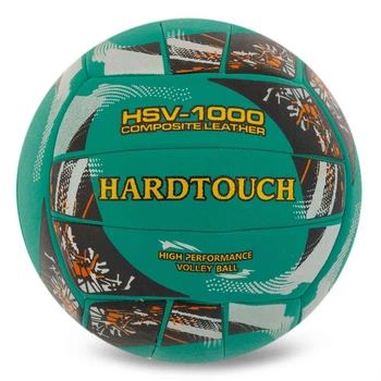 Мяч волейбольный Hard Touch Composite Leather 4058 размер №5 Green-Black