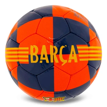 Мяч футбольный Барселона Ballonstar Barcelona 6742 размер №5 Orange-Deep Blue