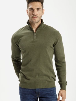 Sweter z golfem męski