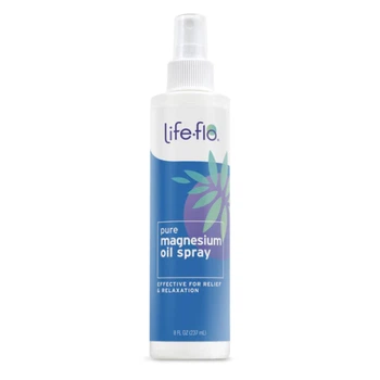 Чиста магнієва олія Life-flo 8 oz спрей для розслаблення м'язів та суглобів дезодорант для тіла (551011)