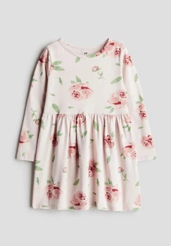 Платье для девочки светло-розовое Розы H&M 134-140см (400011852)