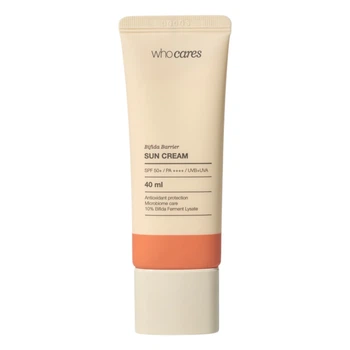 Солнцезащитный крем с антиоксидантной защитой whocares Bifida Barrier Sun Cream, 40 мл
