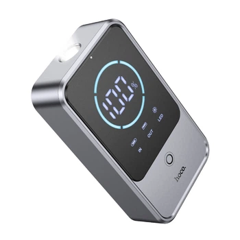 Автомобильное пуско-зарядное устройство Hoco QS7 Source smart emergency start-up power bank(10000mAh) Gray
