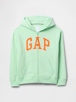 Дитяча толстовка з капюшоном GAP кофта на замку 1159846052 (Зелений S) на зріст 120 см