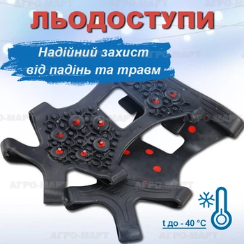 Льодоходи Professional 10+10 шипів 40-46 розмір