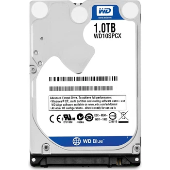 Накопитель HDD 2.5" SATA 1.0Tb WD Blue 5400prm 16MB (WD10SPCX) - Refurbished