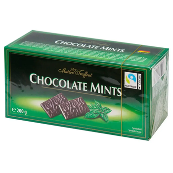 М'ятні конфети у шоколаді Mints (м'ята) Maitre Truffout 200 г Австрія