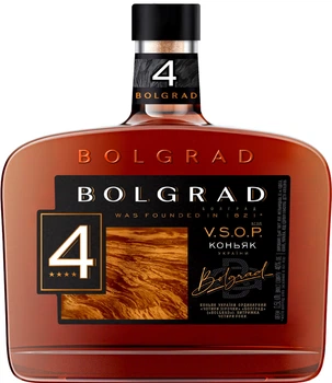 Бренді Bolgrad VSOP 4 роки витримки 0.5 л 40% (4820013031084)