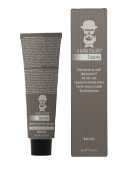 Крем-краска для волос для мужчин Barba Italiana Tintoretto Multi Level Grey Hair Color Cream Nr.4 Каштановый