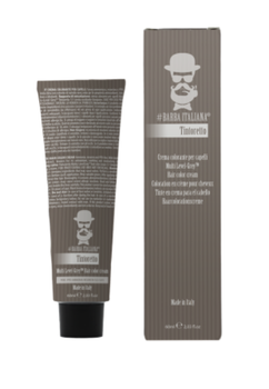 Крем-фарба для волосся для чоловіків Barba Italiana Tincoretto Multi Level Grey Hair Color Nr.3 Темно-каштановий