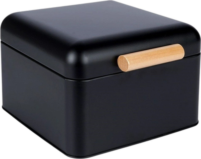 Chlebak Excellent Houseware metalowy Czarny (8720573535687)