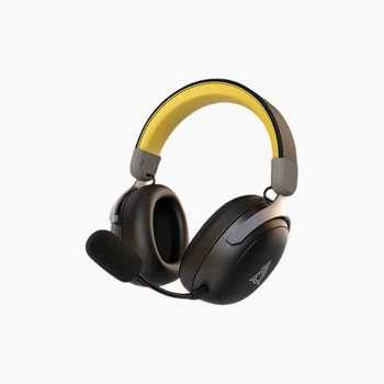 Игровые наушники Ajazz AHM08 MAX Black Беспроводная Игровая Гарнітура, Радиоканал/Bluetooth/Провод
