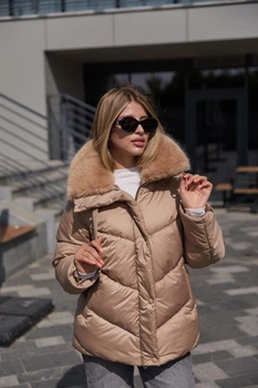 Зимова куртка Mila Nova К-350 42 кемел