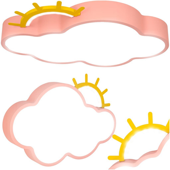 Світлодіодна лампа з пультом дистанційного керування Ikonka Lumela Рожева хмаринка
