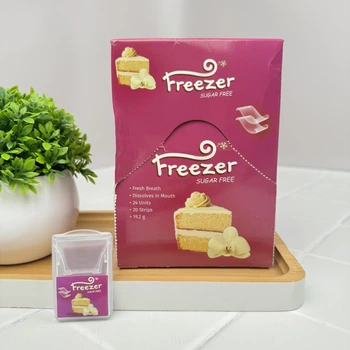 Смужки для свiжого подиху Freezer (ванільний десерт), 24 уп по 20 шт