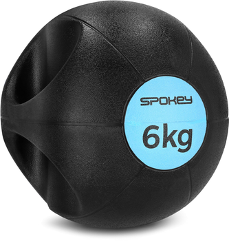 Медичний м'яч Spokey Gripi 6 кг 929865 (5905339406828)