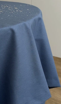 Скатерть Ecotton Duck 4066 Blue Водо-грязеотталкивающая 170х220 см (25341_000)