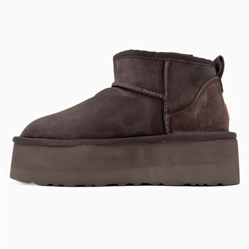 Жіночі зимові уггі Сlassic Ultra Mini Platform Boot Brown 37р - (23,5см)