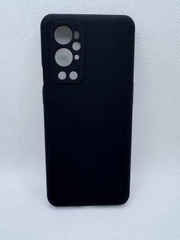 Чехол накладка Silicone Cover Full для OnePlus 9 Pro Черный