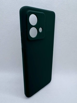 Чехол накладка Silicone Cover Full для Motorola Edge 40 Neo Темно-зелёный