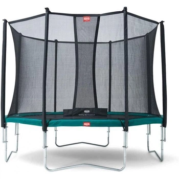 Батут Berg Favorit 380 см Green с защитной сеткой Comfort