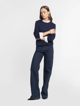 Джинси жіночі темно-сині широкі екстрадовгі Arber Jeans W-DJ-1 48 синій (W16.04.09.531)