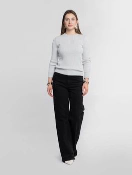 Джемпер жіночий сірий трикотажний Arber Crew-neck FW AM1 L сірий (KW10.06.12.53)