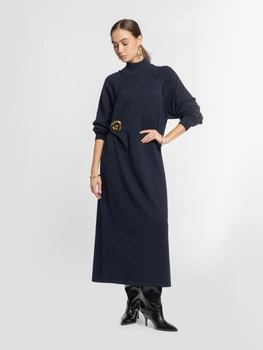 Сукня довжини міді синя трикотажна Arber Dress t-neck D1 WTR-210 L синій (W22.04.09.532)