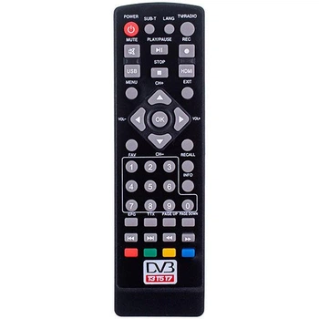 Пульт дистанційного керування 00FF для DVB-T2 Beko T3, T5, T7, T777, AJ DVB-93+, PWR-2017