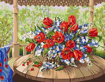 Картина по номерам Полевые цветы 40х50 см Rainbow Art GX42157