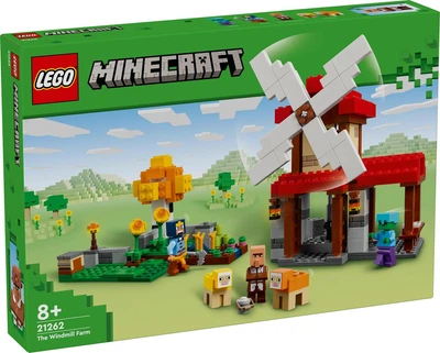 Конструктор Lego Minecraft Ферма с ветряной мельницей 21262