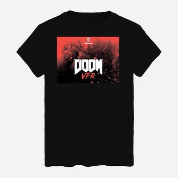 Футболка бавовняна довга чоловіча Likey DOOM M150-1610 XS Чорна (2000000713984)