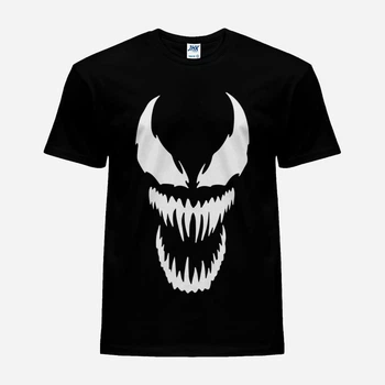 Футболка хлопковая длинная мужская Likey Venom M150-0608 L Черная (2000000121802)
