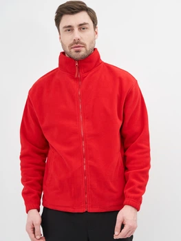 Толстовка на флісі, на блискавці чоловіча JHK Polar Fleece FLRA300-RD XS Червона (2000000006130)