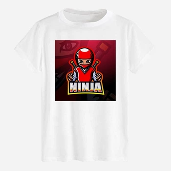 Футболка хлопковая длинная мужская Likey Аниме Ниндзя 3 M150-0722 XL Белая (2000001062777)