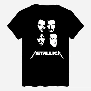 Футболка хлопковая длинная мужская Likey Metallica M150-0413 XL Черная (2000000178820)