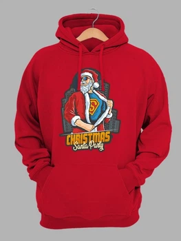 Худі чоловіче JHK Christmas Santa Party SWRAKNG-RD/NG M Червоне (2000000946801)
