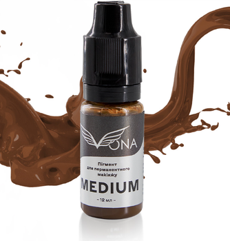 Пігмент для татуажу брів VONA Medium, 12 мл