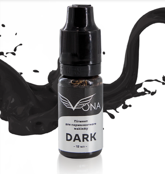 Пігмент для татуажу брів VONA Dark, 12 мл