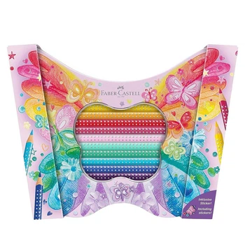 Олівці кольорові Faber-Castell 12 кольорів + 8 кольорів Pastel, металева коробка