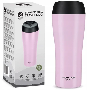 Термокружка Mountain Goat Travel 0.38 л Pink (P-5905973406925)