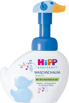 Пенка для умывания и мытья рук HiPP Babysanft Музыкант 250 мл (42241287_синий)
