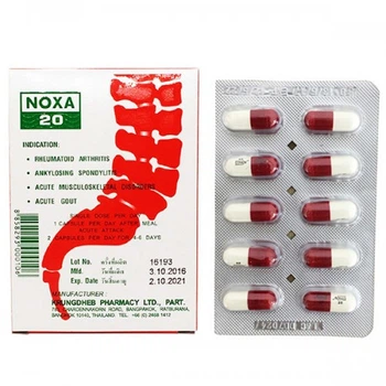 Капсули при м'язовому і суглобовому болі в хребті 10 шт. Noxa 20 CRUNGDHEB (8858293000106)