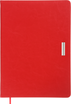 Еженедельник датированный 2026 (A4, гибкая обложка, красный) Buromax Salerno BM.2781-05