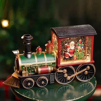 Новорічний нічник Ліхтар «Поїзд» WDL-2110/ 0131 XMAS USB світильник