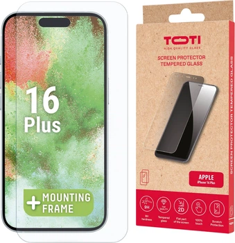 Захисне скло Toti для Apple iPhone 16 Plus / iPhone 15 Plus / iPhone 15 Pro Max (4779054830883) Clear