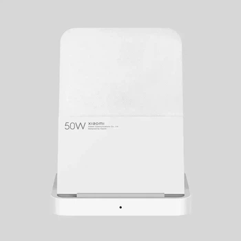 Бездротова зарядка Xiaomi 50W Pro MDY-14-EN, вертикальна підставка з охолодженням (біла)