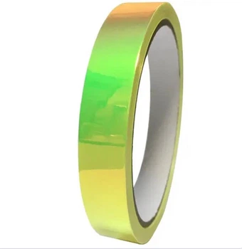 Обмотка обруча Tuloni Holographic Tape 1.5 см х 33 м лайм